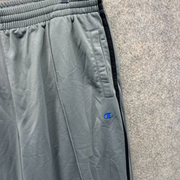 Champion Sweatpants Mens Large Gray Athletic Training Gym Elastic Waist Pleated - Picture 8 of 11